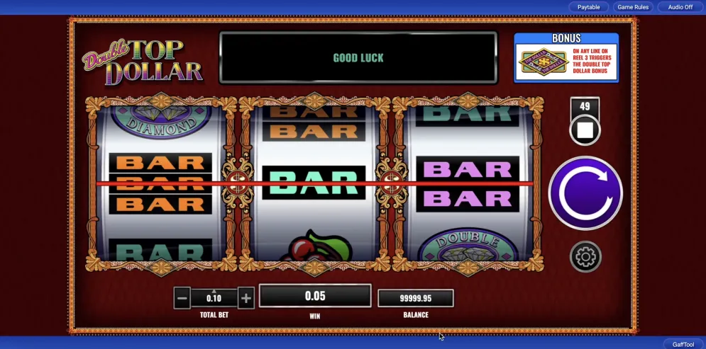Double Top Dollar