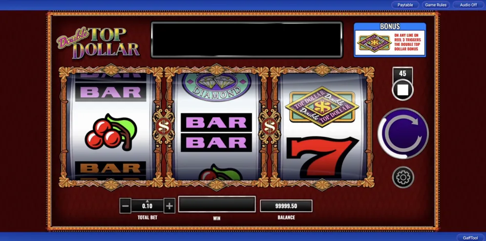 Double Top Dollar 