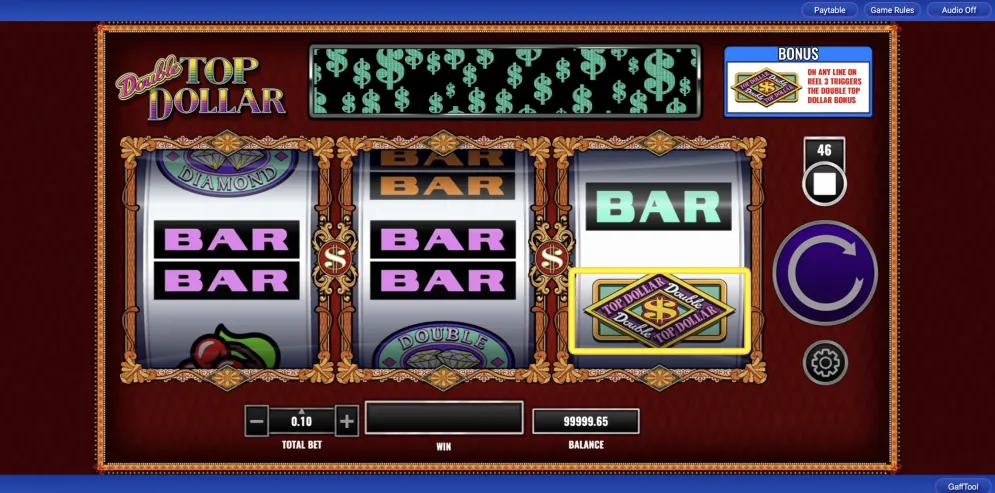 Double Top Dollar