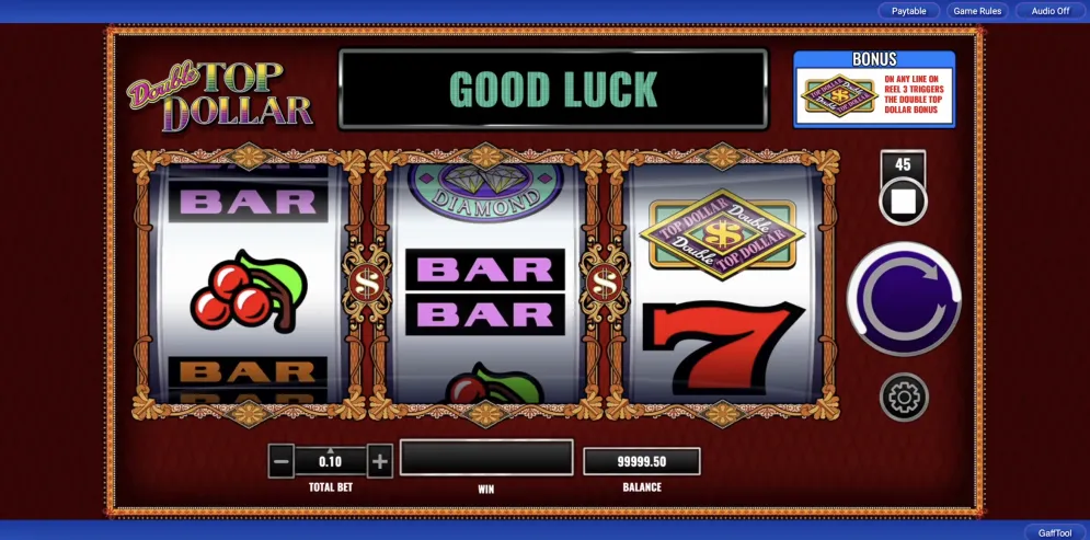 Double Top Dollar